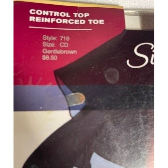 Hanes Black and Brown Silky Sheer (2 Pair) and Leggs Leggings Size Large` - Picture 5 of 9